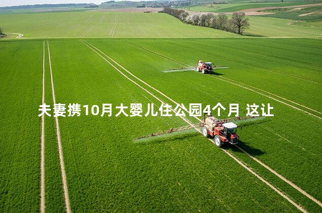 夫妻携10月大婴儿住公园4个月 这让那些优秀的单身汉情何以堪